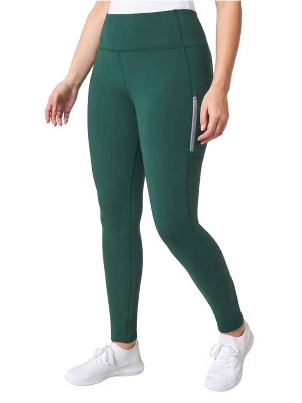 New Mondetta Performance Luxury Active Legging With Pockets Green Size Large